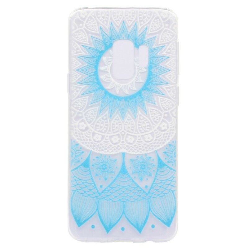 Cover Samsung Galaxy S9 Plus Transparent Farvet Mandala