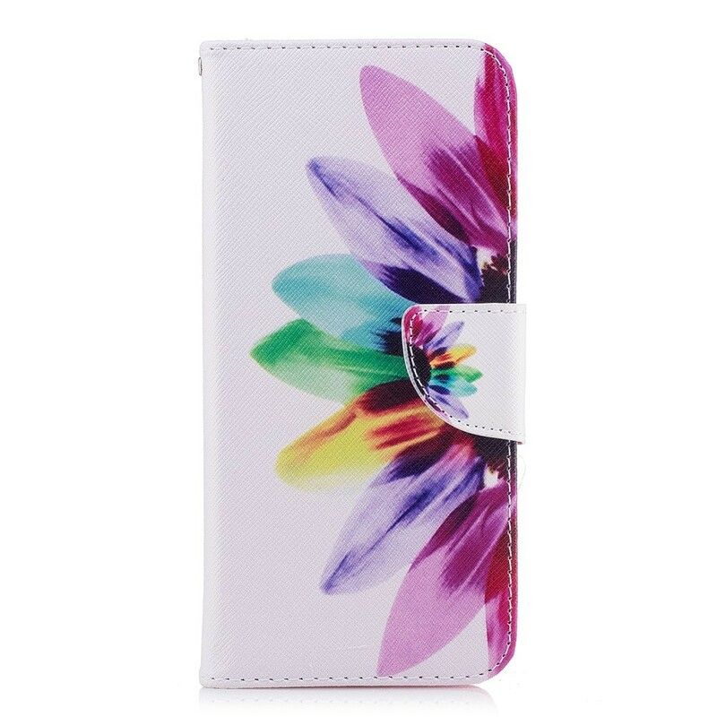 Flip Cover Samsung Galaxy S9 Plus Akvarelblomst