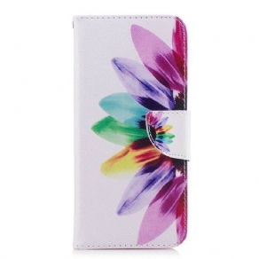 Flip Cover Samsung Galaxy S9 Plus Akvarelblomst