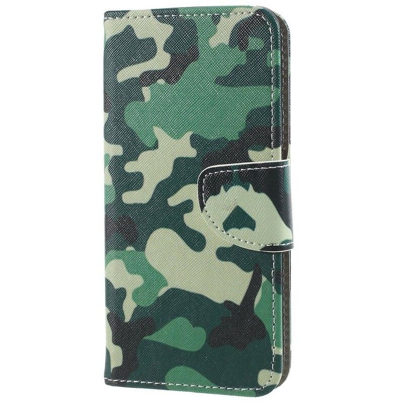 Flip Cover Samsung Galaxy S9 Plus Militær Camouflage