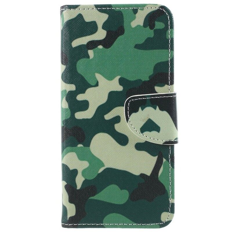 Flip Cover Samsung Galaxy S9 Plus Militær Camouflage