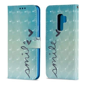 Flip Cover Samsung Galaxy S9 Plus Smil