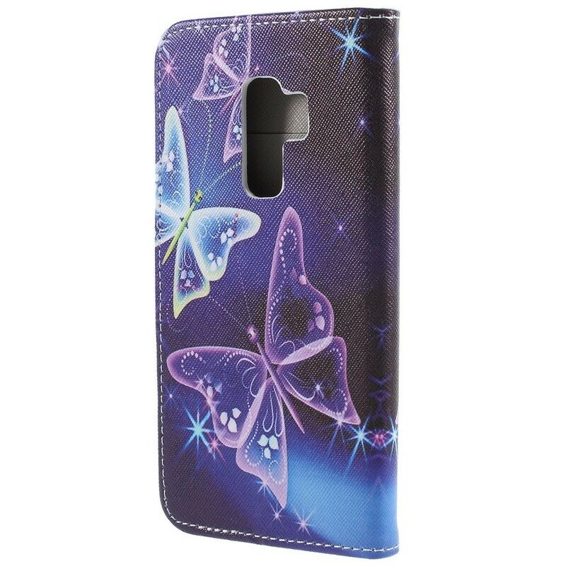 Flip Cover Samsung Galaxy S9 Plus Sommerfugle