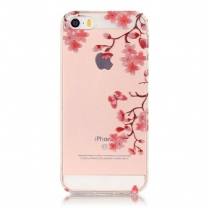 Cover iPhone SE / 5 / 5S Blomstrende Træ Transparent