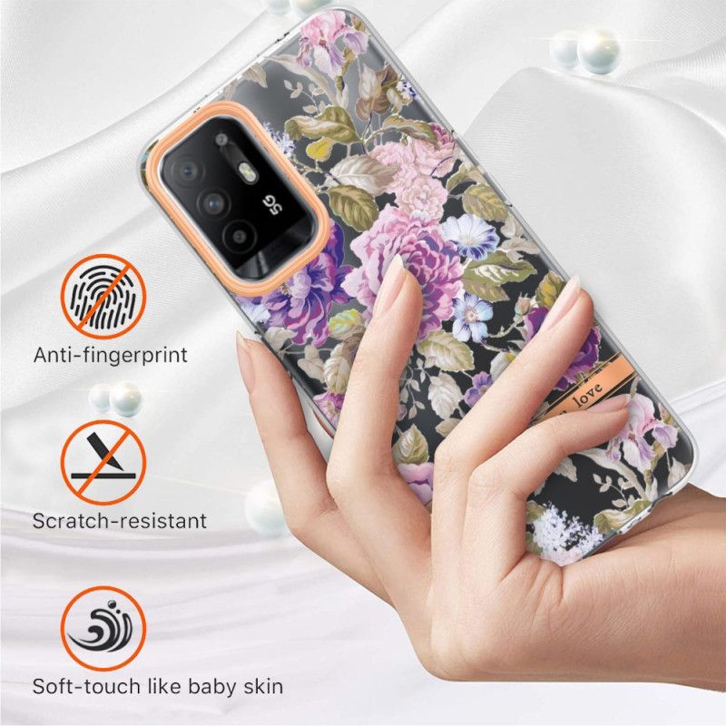 Cover Oppo A94 5G Begonia Blomster