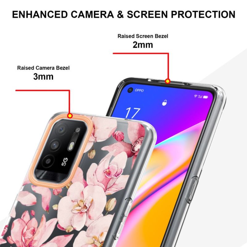 Cover Oppo A94 5G Begoniablomst