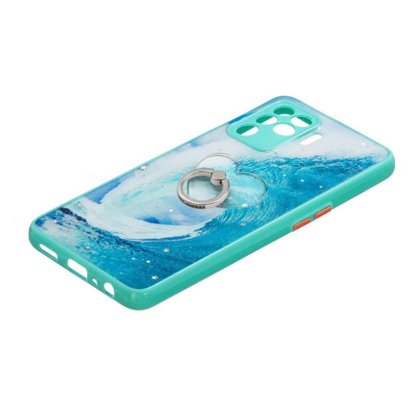 Cover Oppo A94 5G Bølge Med Ring