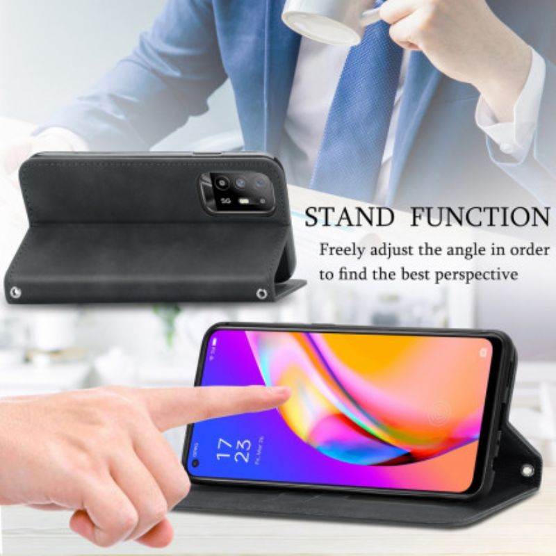 Cover Oppo A94 5G Flip Cover Skin-touch