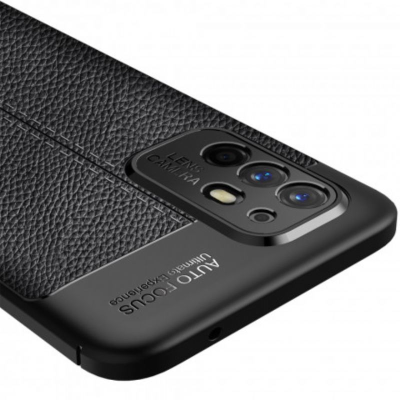 Cover Oppo A94 5G Litchi-lædereffekt