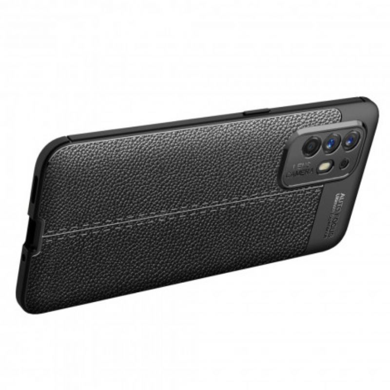 Cover Oppo A94 5G Litchi-lædereffekt