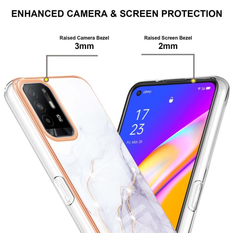 Cover Oppo A94 5G Marmor