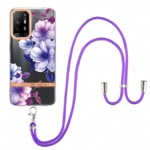 Cover Oppo A94 5G Med Snor Blomstersnor