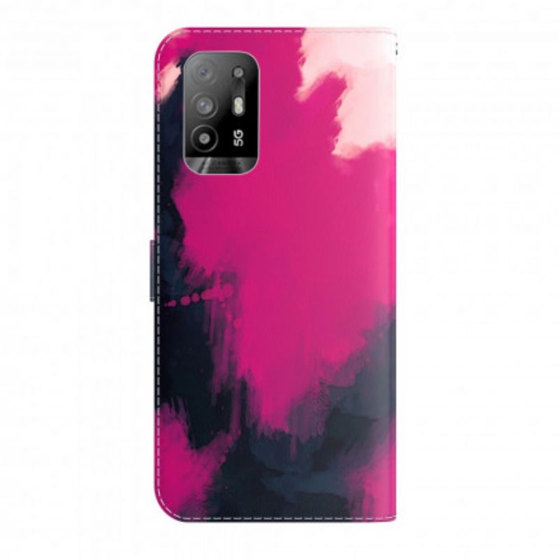 Flip Cover Oppo A94 5G Akvarel