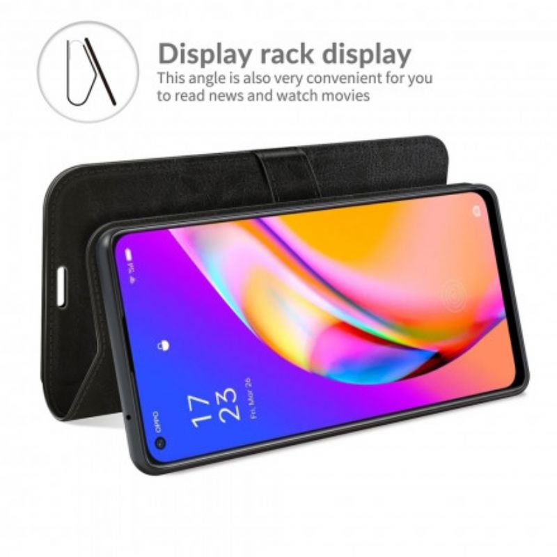 Flip Cover Oppo A94 5G Ultra Imiteret Læder