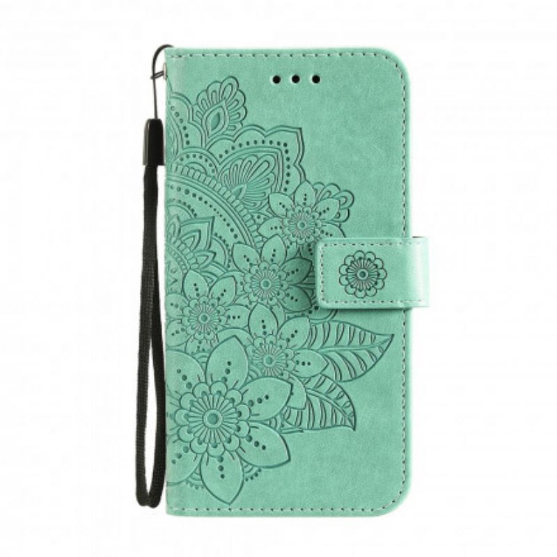 Læder Cover Oppo A94 5G Blomstermandala