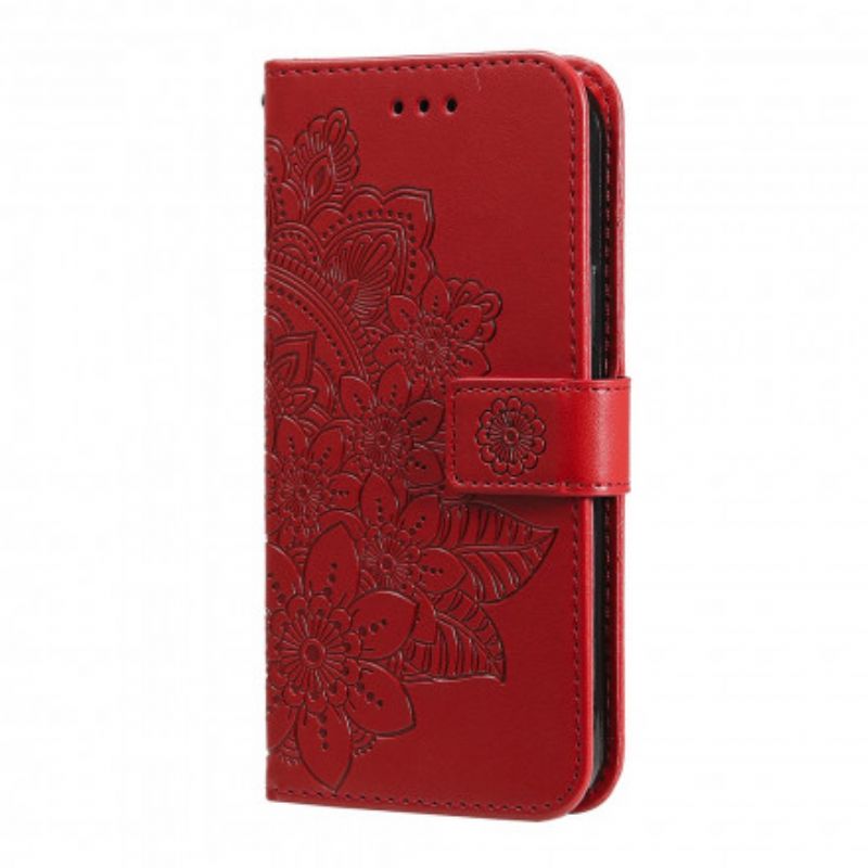 Læder Cover Oppo A94 5G Blomstermandala