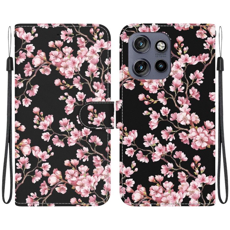 Flip Cover Motorola Edge 50 Neo Blommeblomster