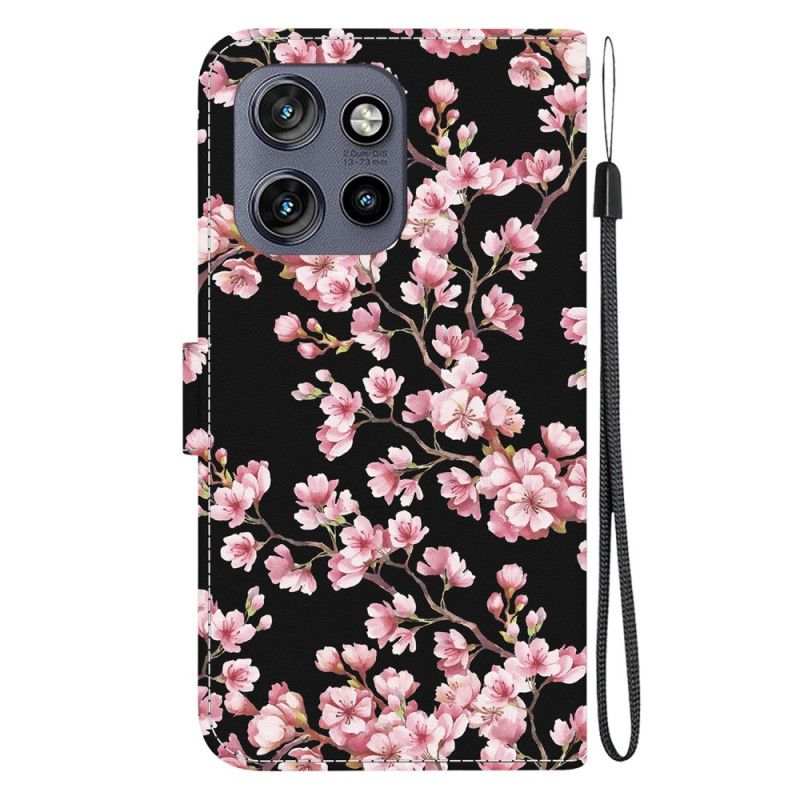 Flip Cover Motorola Edge 50 Neo Blommeblomster