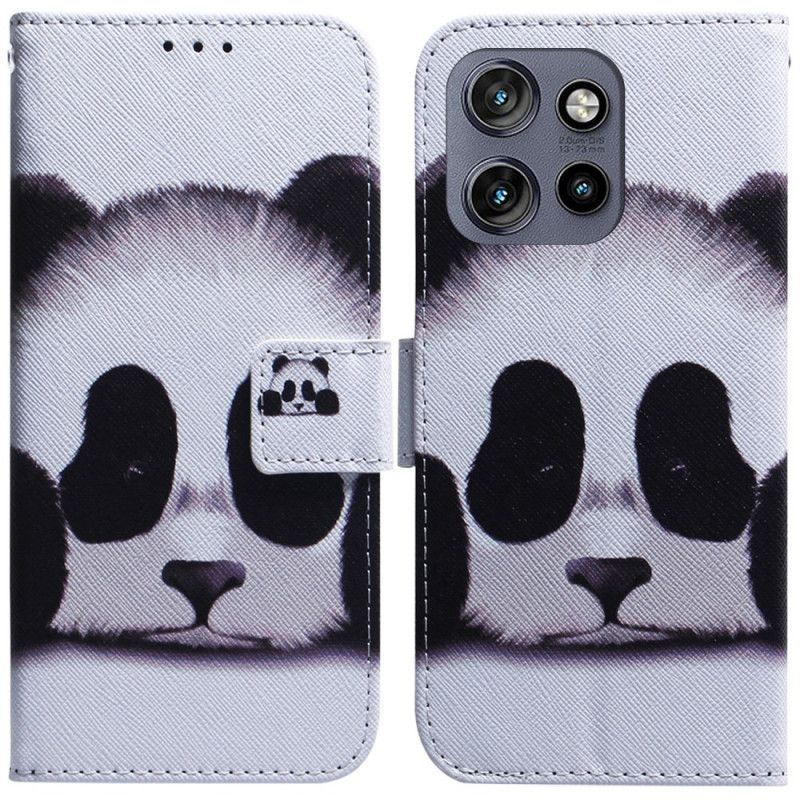 Flip Cover Motorola Edge 50 Neo Panda