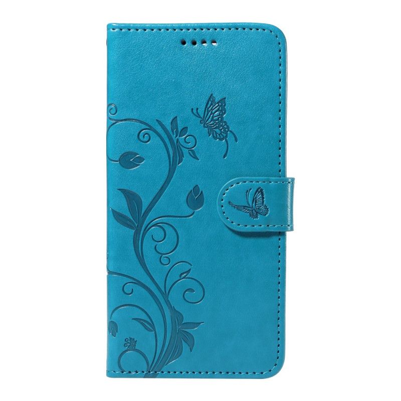 Flip Cover Motorola Edge 50 Neo Sommerfugle Og Blomster