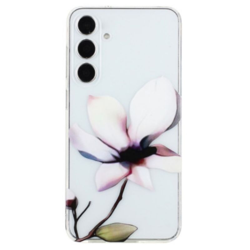 Cover Samsung Galaxy S24 Fe Hvid Blomst