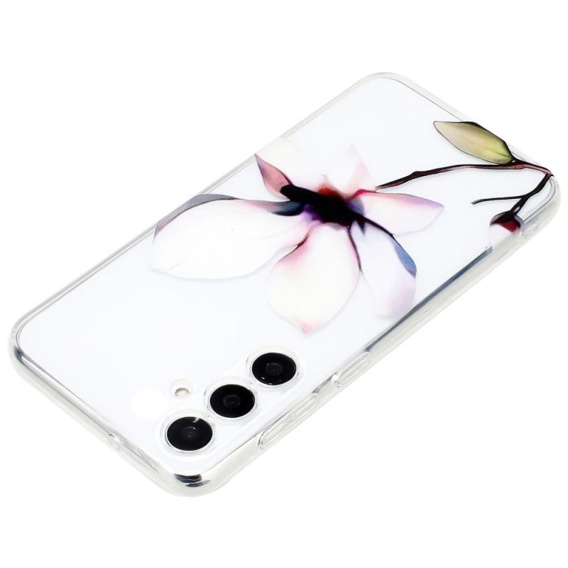 Cover Samsung Galaxy S24 Fe Hvid Blomst