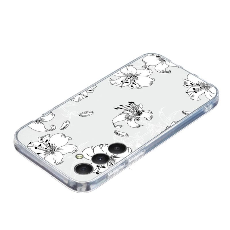 Cover Samsung Galaxy S24 Fe Hvide Blomster