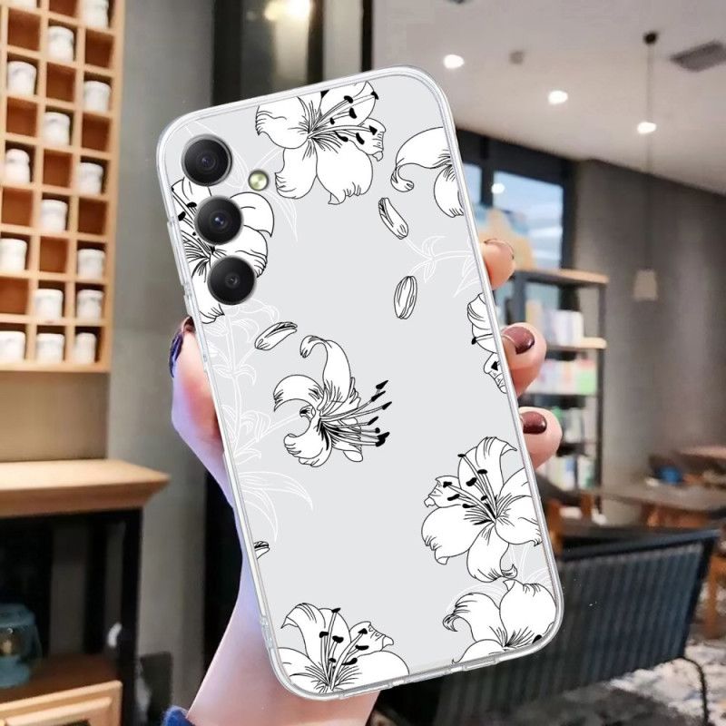 Cover Samsung Galaxy S24 Fe Hvide Blomster