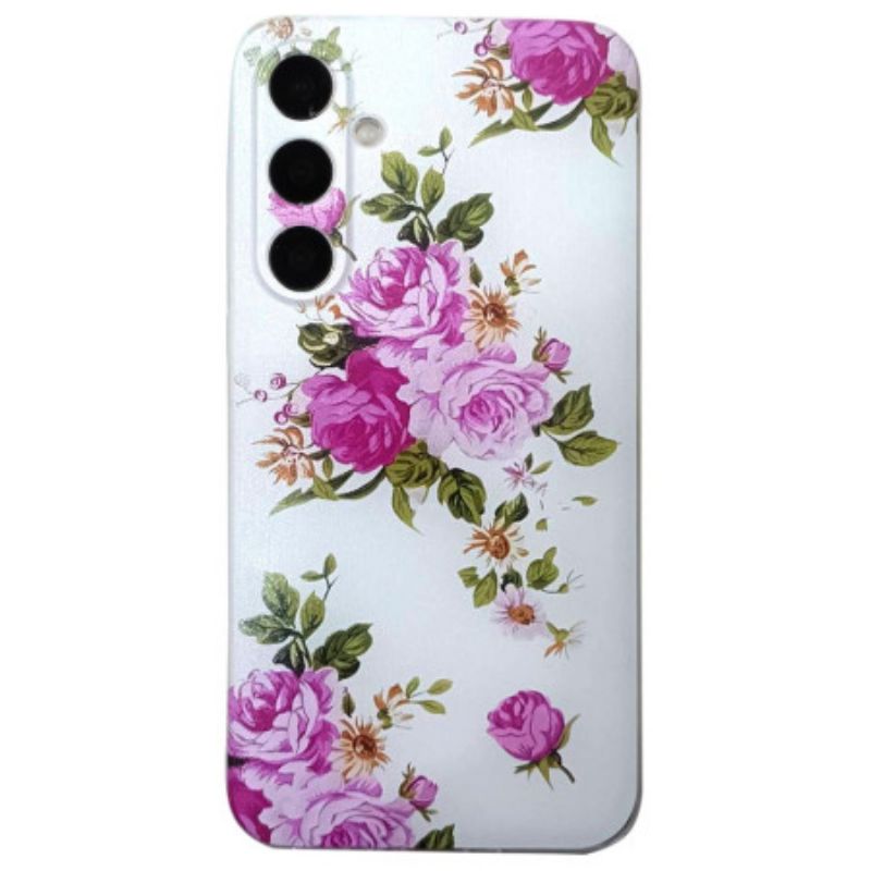 Cover Samsung Galaxy S24 Fe Lyserøde Blomster