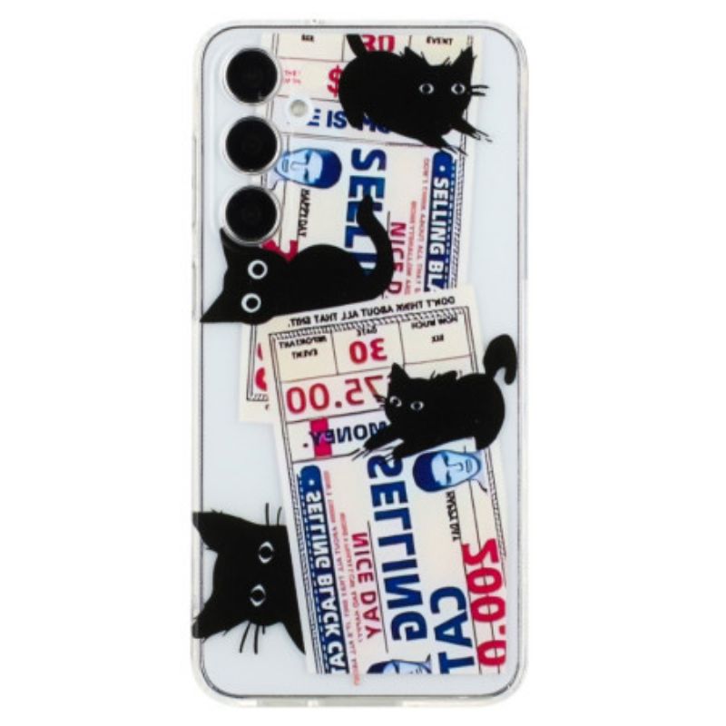 Cover Samsung Galaxy S24 Fe Sorte Katte