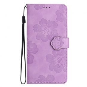 Flip Cover Samsung Galaxy S24 Fe Blomsterdesign