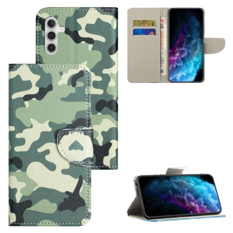 Flip Cover Samsung Galaxy S24 Fe Camouflage