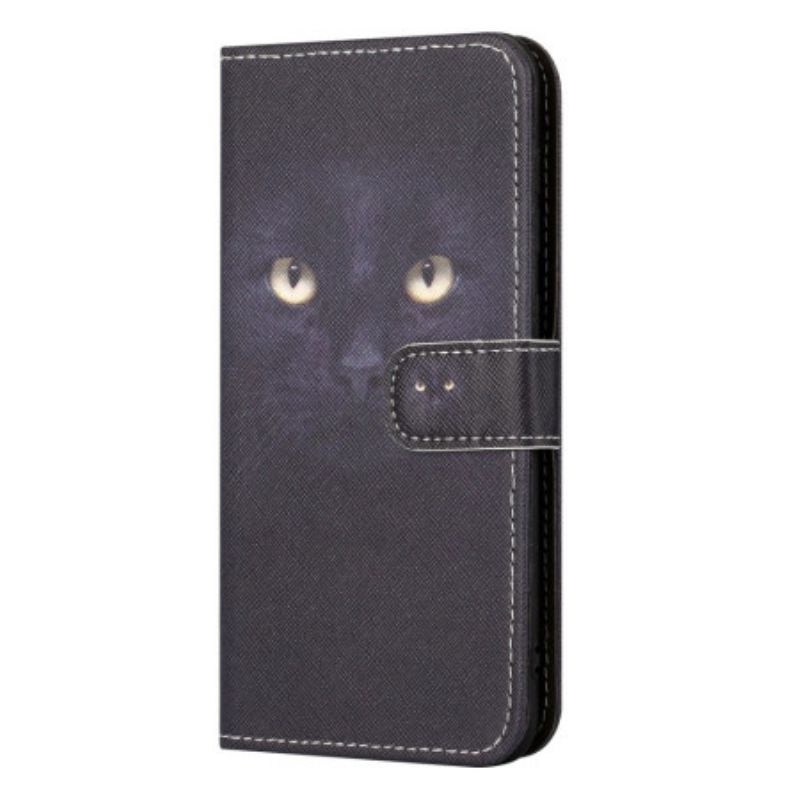 Flip Cover Samsung Galaxy S24 Fe Strappy Cat Eyes