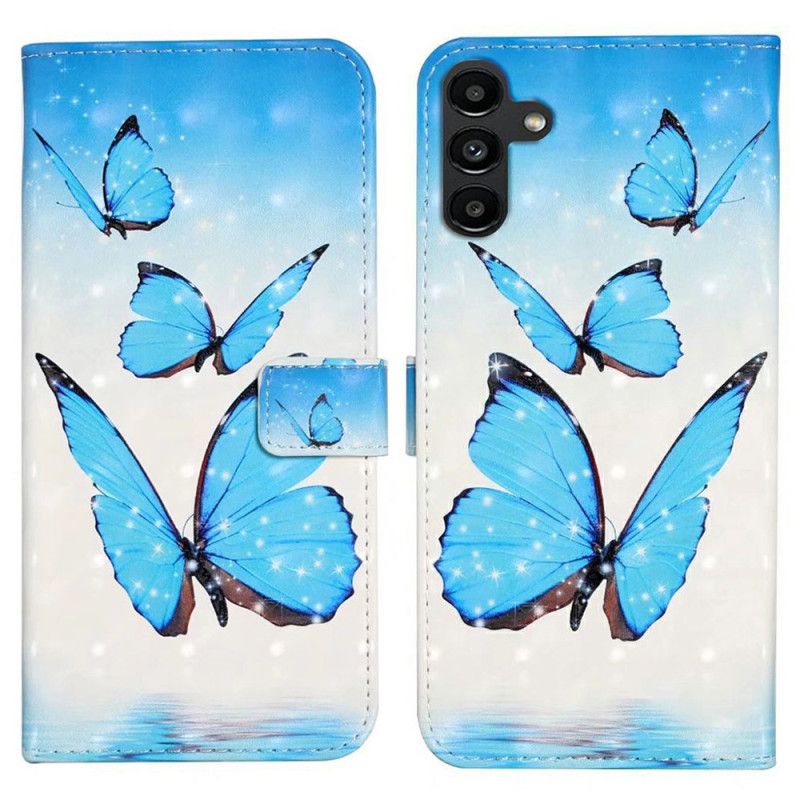 Flip Cover Samsung Galaxy S24 Fe Tre Sommerfugle