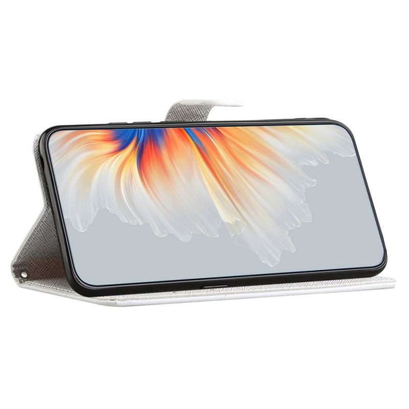 Flip Cover Til Samsung Galaxy S24 Fe Fjer Med Rem