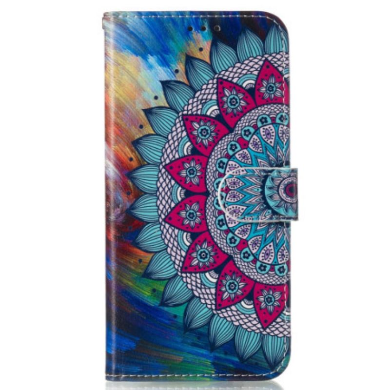 Flip Cover Til Samsung Galaxy S24 Fe Mandala Mønster