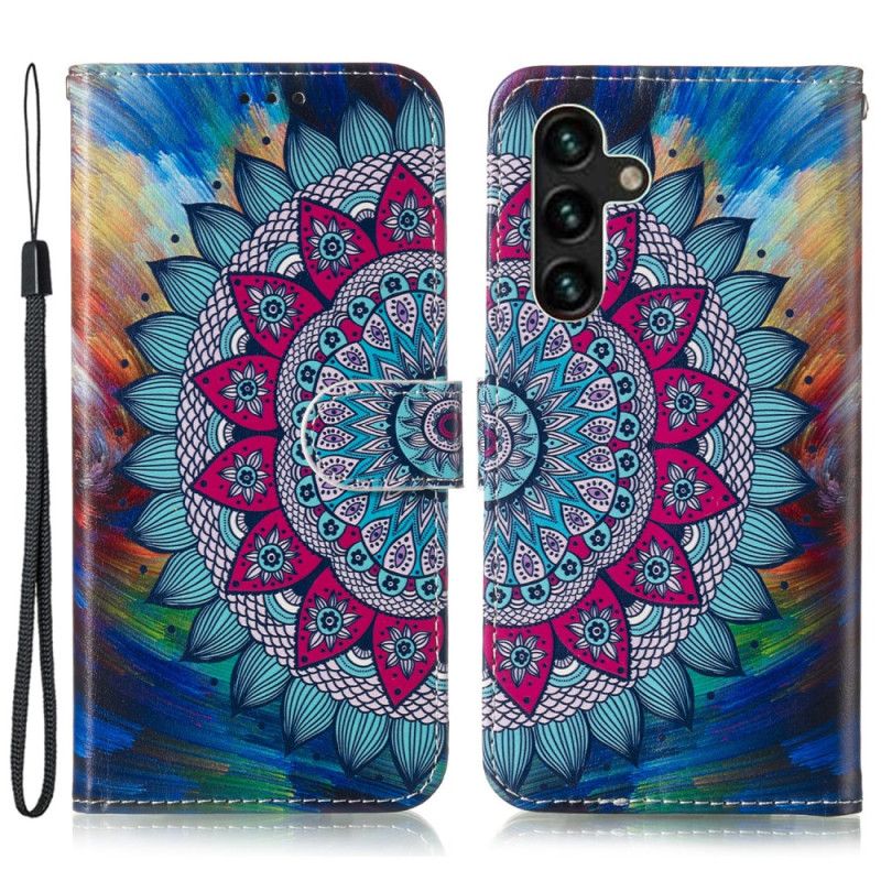 Flip Cover Til Samsung Galaxy S24 Fe Mandala Mønster