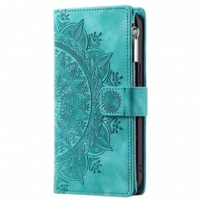 Flip Cover Til Samsung Galaxy S24 Fe Mandala Ruskindseffekt