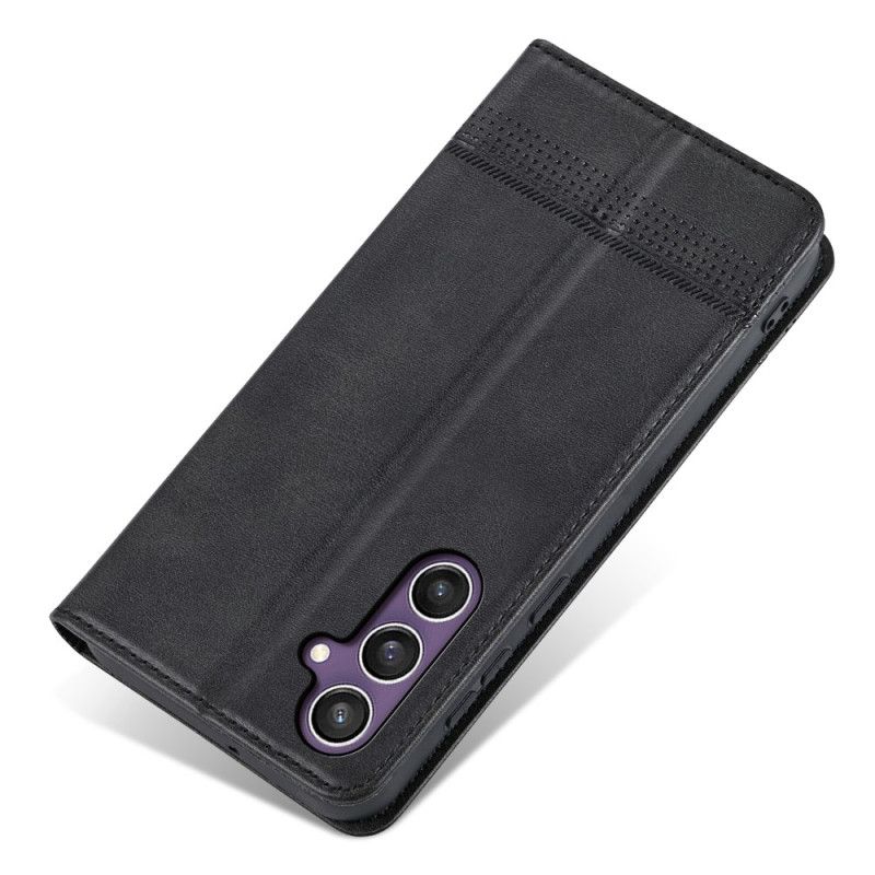 Læder Cover Samsung Galaxy S24 Fe Telefon Etui Azns