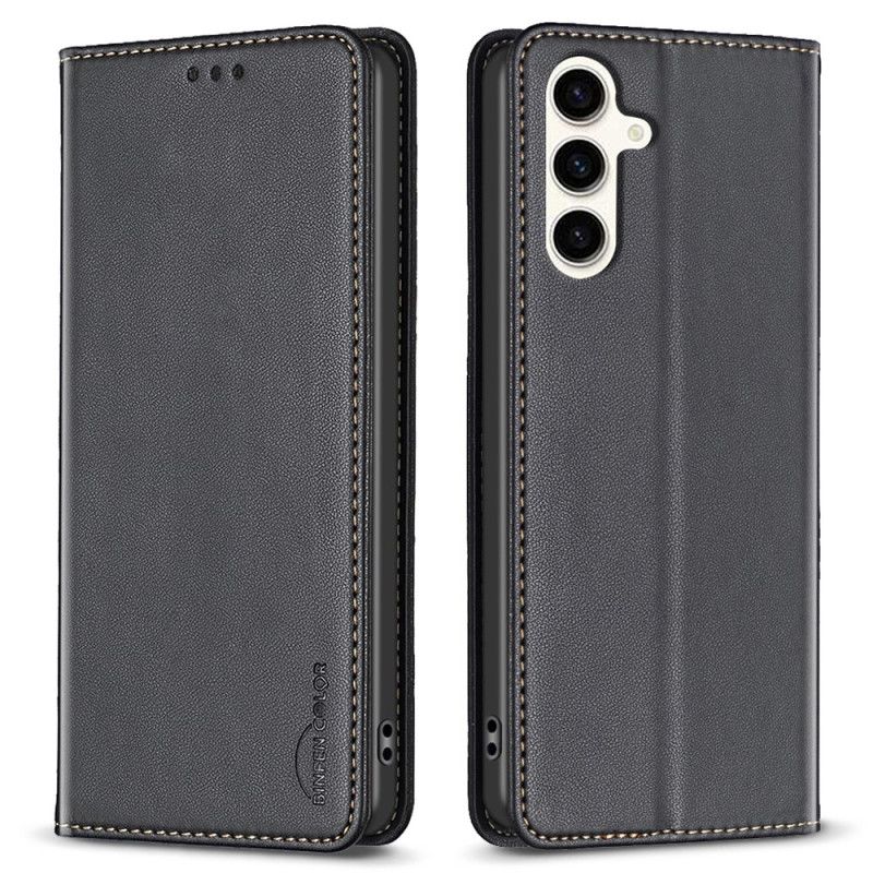 Læder Cover Samsung Galaxy S24 Fe Telefon Etui Binfen Farve