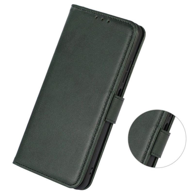 Læder Cover Samsung Galaxy S24 Fe Telefon Etui Klassisk 3 Kort Holder