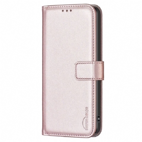 Læder Cover Samsung Galaxy S24 Fe Telefon Etui Klassisk Binfen Farve