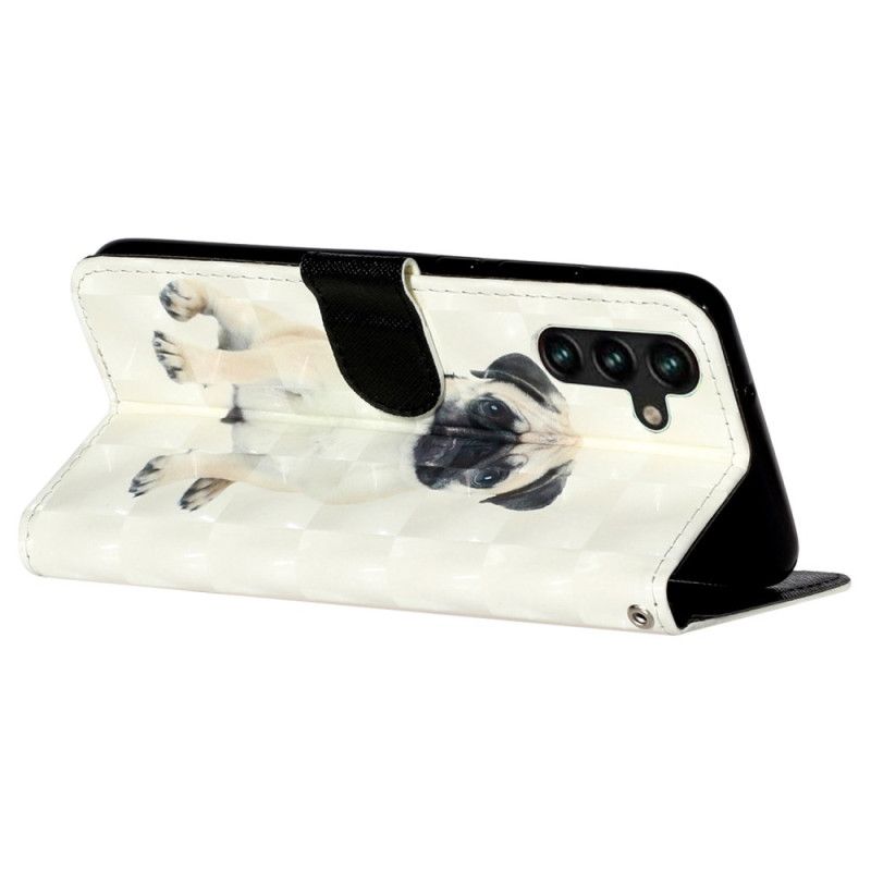 Læder Cover Samsung Galaxy S24 Fe Telefon Etui Snorhund