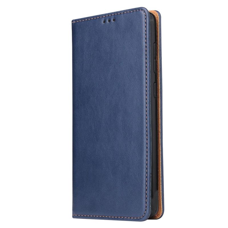 Cover Samsung Galaxy A71 5G Flip Cover Ægte Læder