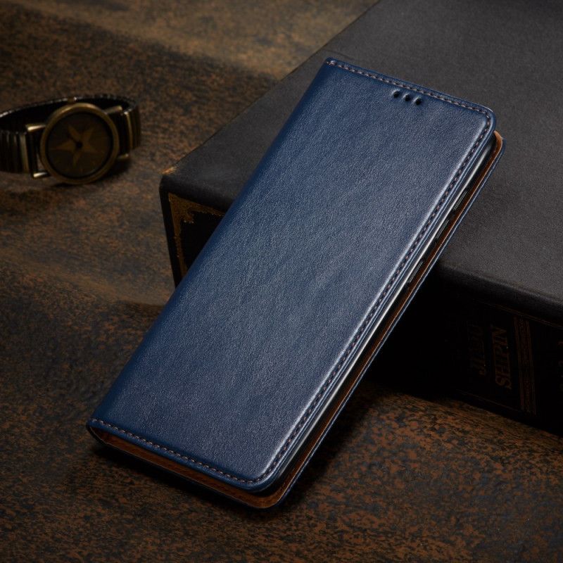 Cover Samsung Galaxy A71 5G Flip Cover Ægte Læder