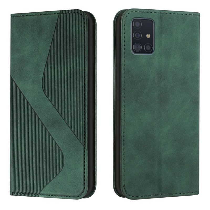 Cover Samsung Galaxy A71 5G Flip Cover S-design Læderstil