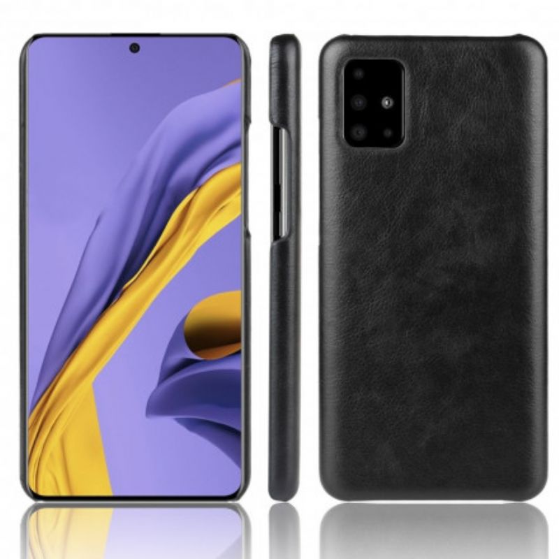 Cover Samsung Galaxy A71 5G Litchi-lædereffekt