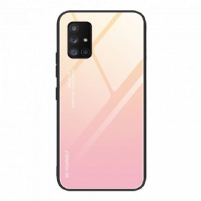 Cover Samsung Galaxy A71 5G Vær Dig Selv Hærdet Glas