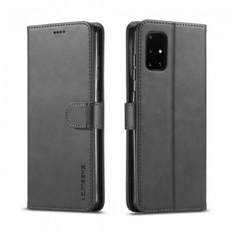 Flip Cover Samsung Galaxy A71 5G Lc.imeeke Lædereffekt