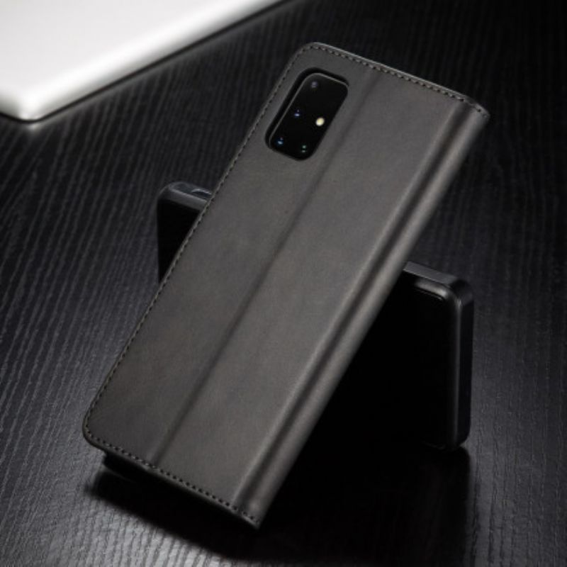 Flip Cover Samsung Galaxy A71 5G Lc.imeeke Lædereffekt